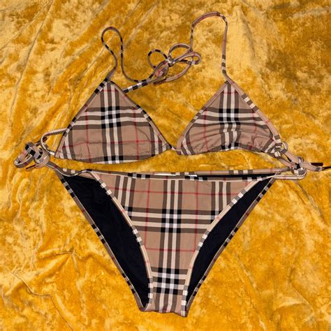 burberry 2 piece bathing suit|Burberry bathing suit two piece.